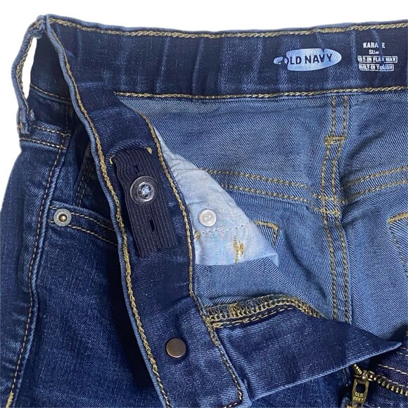 Old Navy Kids Dark Blue Jeans - Picture 4 of 9
